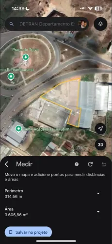 Terreno locação 3500m2 em Surubim