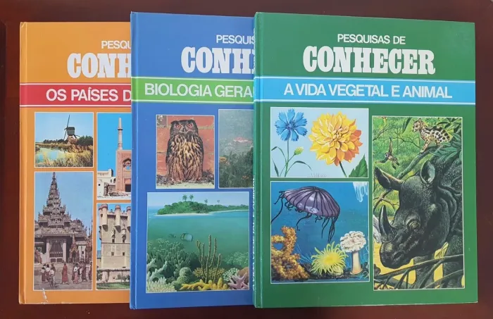 #L17 - Coleção Pesquisas de Conhecer - 3 volumes educativos!