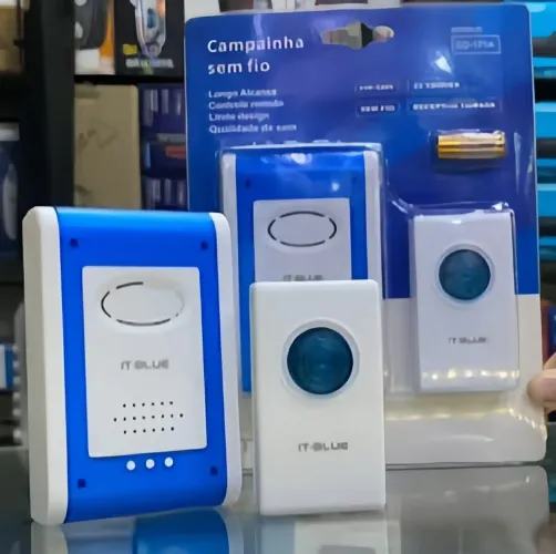 Campainha Sem Fio IT BLUE - Nova
