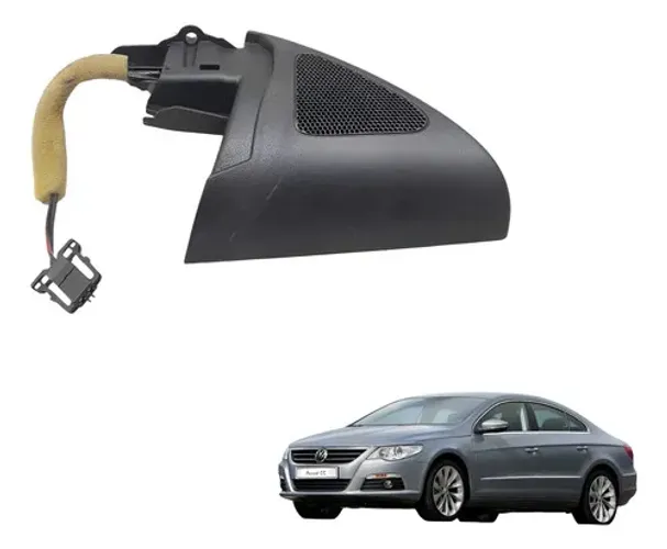 Acabamento Retrovisor Lado Direito Volkswagen Passat Cc 2011 Preto