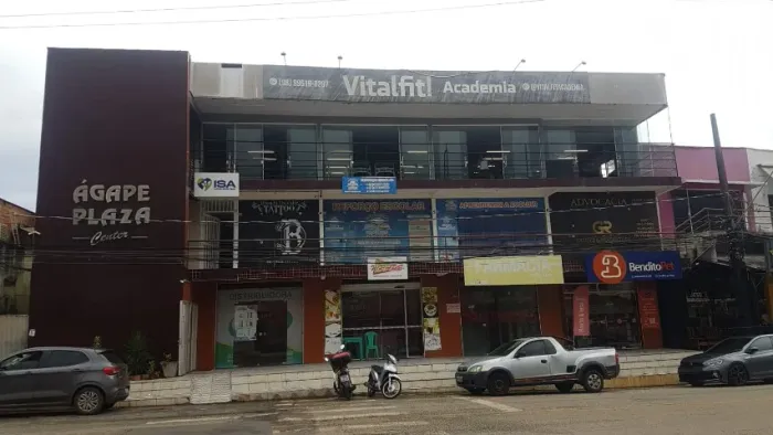 ALUGUEL DE SALAS COMERCIAIS NO EDIFÍCIO ÁGAPE PLAZA (salas internas e na fachada)