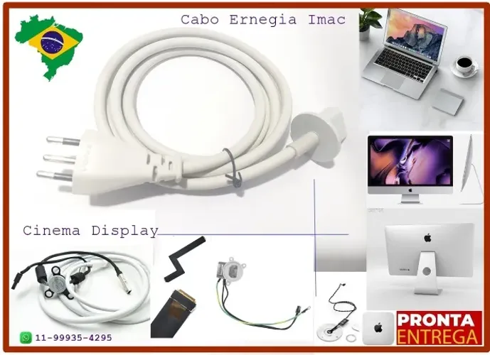 Computadores e Monitores da Apple - Monitor Apple Thunderbolt Cinema Display 27 Polegada