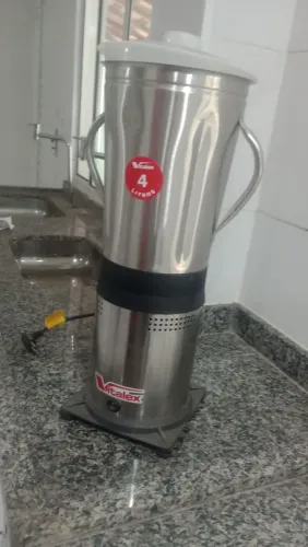 Liquidificador industrial Vitalex 4 litros inox NOVO