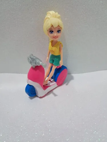 Boneca Polly com moto 