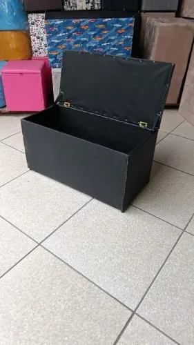 Baú Decorativo para Organizar e Decorar 80cm em estoque