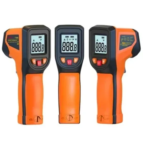 Termômetro Infravermelho NJTY T600 Profissional c/ Mira Laser - Industrial e Cozinha