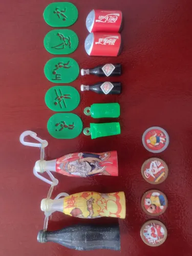 Artigos variados colecionáveis coca cola