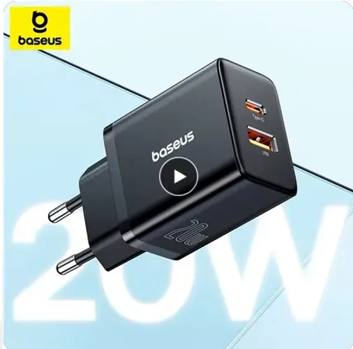 Baseus-Carregador rápido 20W