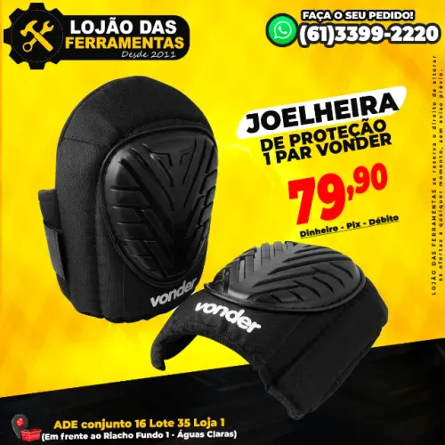 Joelheira de Proteção 1 Par Vonder