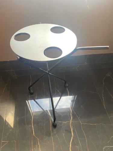 Mesa auxiliar para tintura, salão de beleza