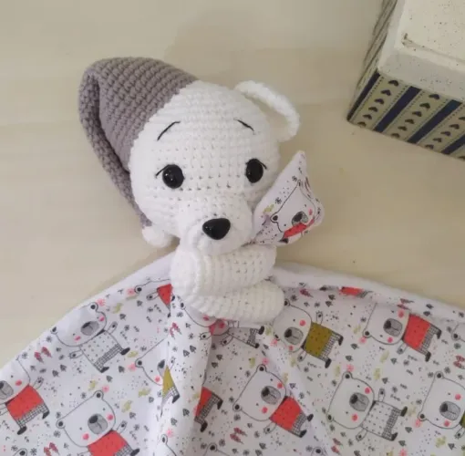 Naninha ursinho dorminhoco de amigurumi