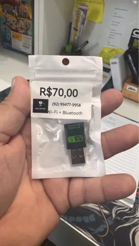 Adaptador Wi-Fi e Bluetooth