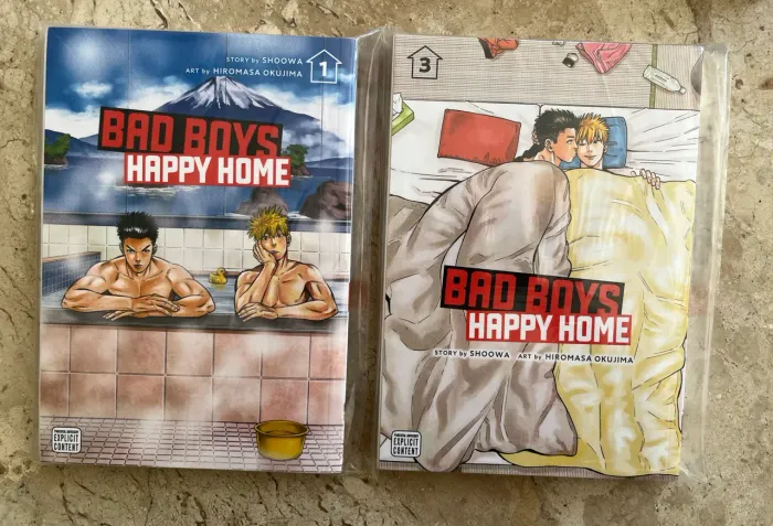 Mangá Bad Boys Happy Home em inglês coleção