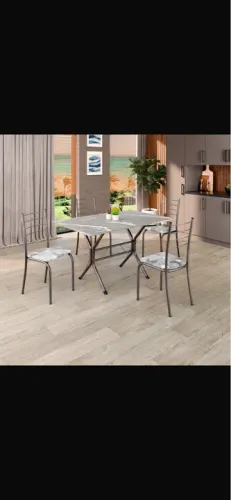 Conjunto de Mesa e Cadeiras 1,20
