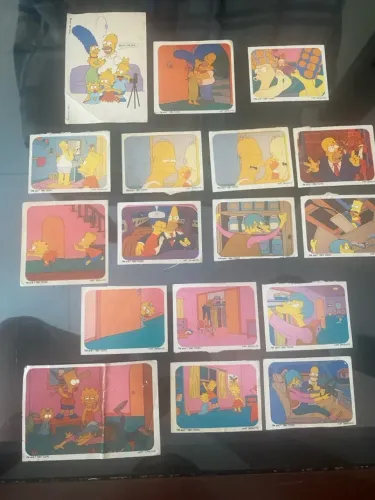 Figurinhas Colecionáveis Simpsons 1991