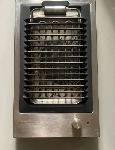 Cooktop Dominó Elétrico Barbecue Pedras Vulcânicas