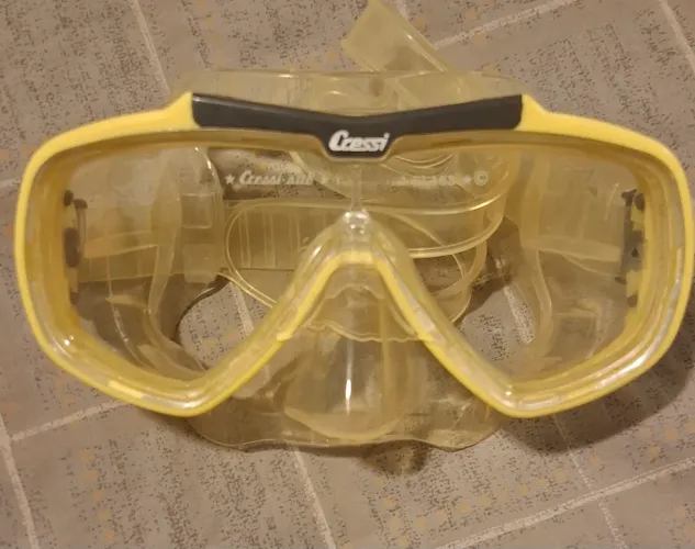 Máscara de Mergulho Cressi - Ótima para Mergulho Livre. NOVÍSSIMA!!