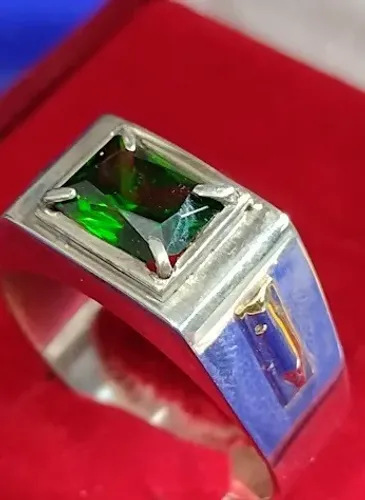 Anel Enfermeiro Prata 950 Símbolos de Ouro 18 Kilates 
