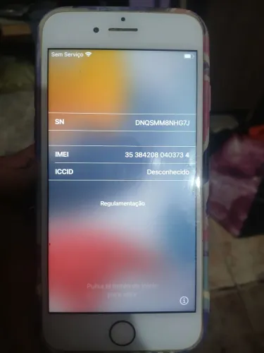 Iphone 7 retirada de pecas