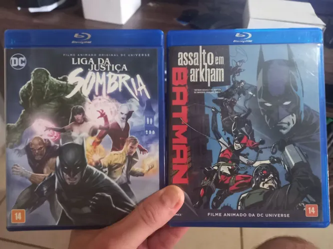 Blu-Ray Liga da Justiça Sombria e Assalto em Arkham