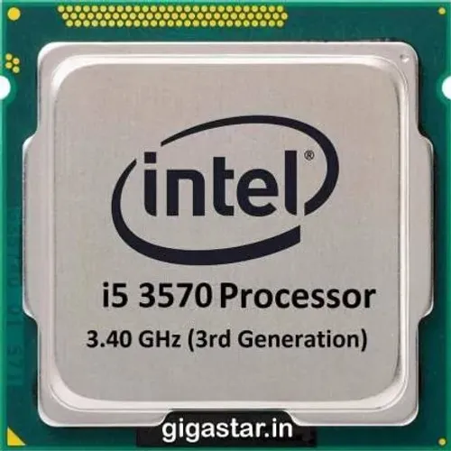 Processador Intel Core i5-3570 de 4 núcleos e 3.8GHz de frequência com gráfica integrada