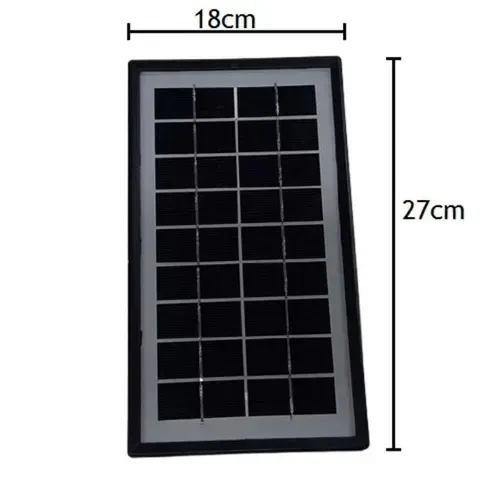 Sistema Solar Painel Placa kit Solar com Bateria Recarregável 3 Lâmpadas Led Dura 5h