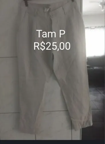 Calça e bermuda Tam P marca cheroy