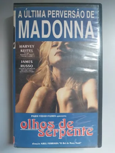 Filme VHS Olhos de Serpente Madonna