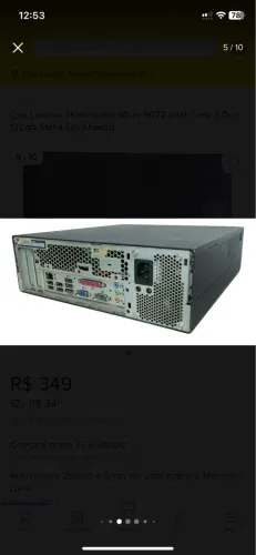 Lenovo thinkcenter antigo 