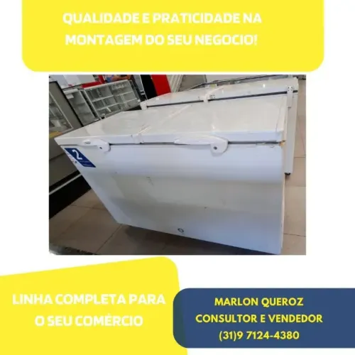Freezer Horizontal Tampa Cega 503 Litros Fricon Novo
