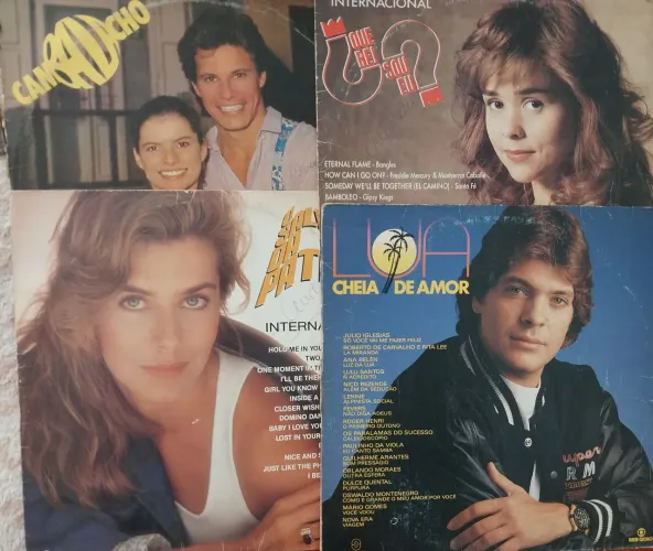 DISCO VINIL NOVELAS 4 ÁLBUNS