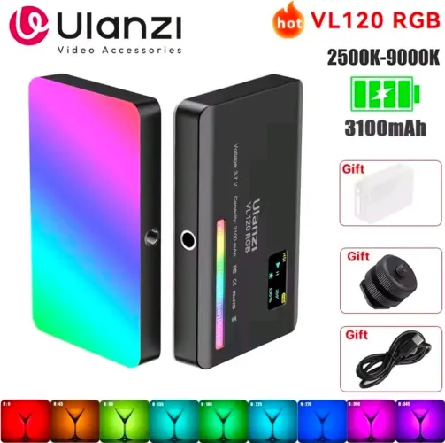 Iluminação Led Profissional Ulanzi - VL120 RGB