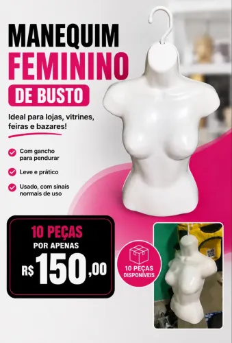 manequim feminino de busto