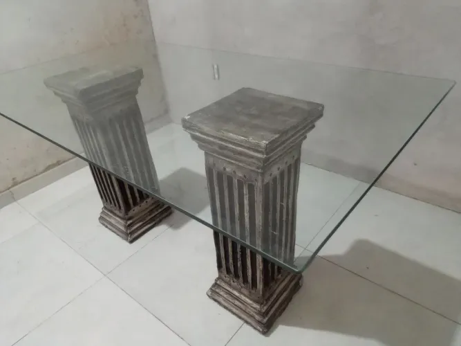 Mesa de vidro temperado 