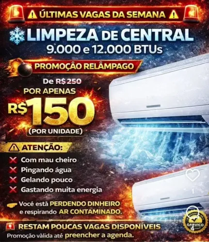 Limpeza de ar-condicionado 