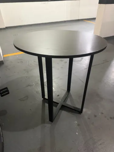 Mesa Redonda Estilo Industrial 