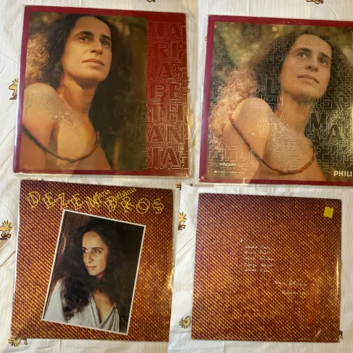 lote com 8 discos da maria bethânia 