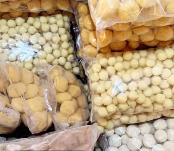 Mine salgados congelados por encomenda