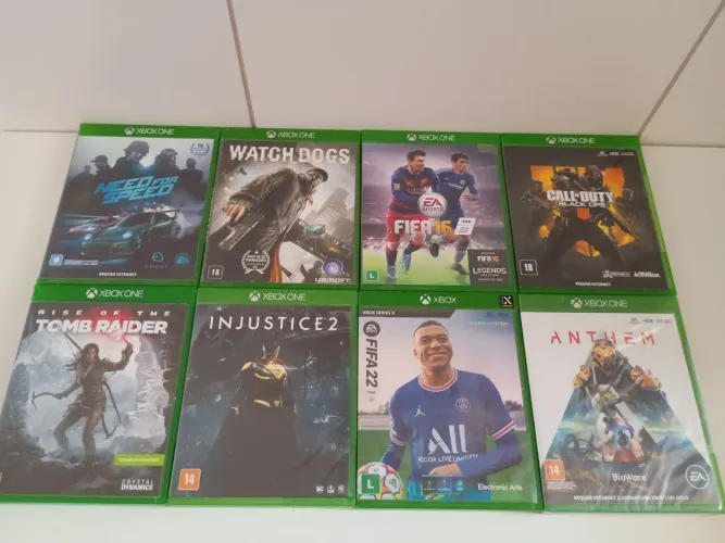 Jogos XBOX One Semi-Novos VALORES: R$70 CADA