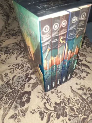 Box Percy Jackson e Os Olimpianos 