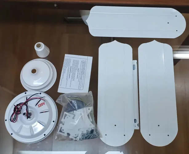 Ventilador de teto 3 hélices new Delta novo nunca usado