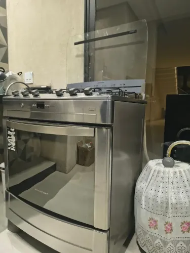 Fogão inox Brastemp ative 5 bocas