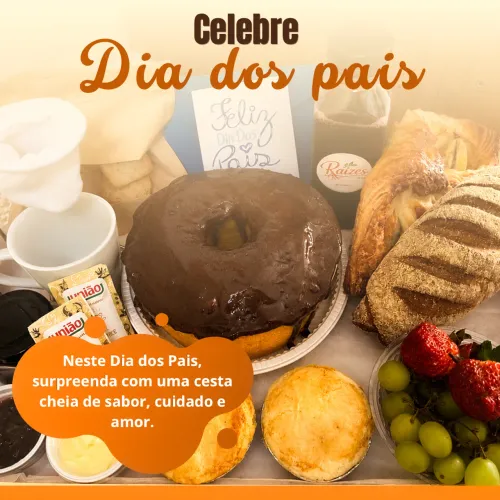 Cesta de café da manhã - Dia dos pais