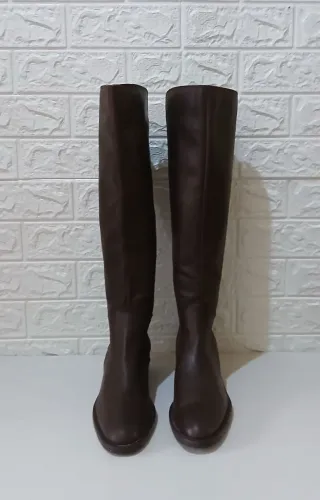 Bota Clarks Valana Melrose couro legítimo premium tamanho 37