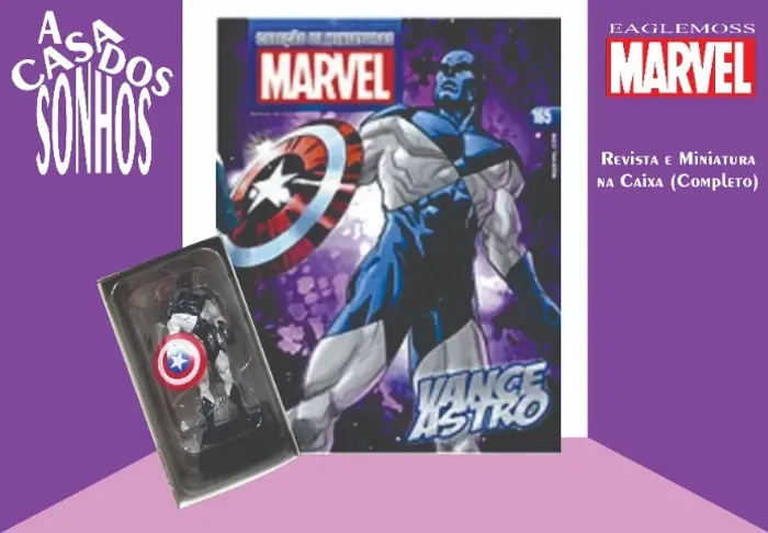 Coleção de Miniatura Marvel Eaglemoss Vance Astro Nº 165 Completo