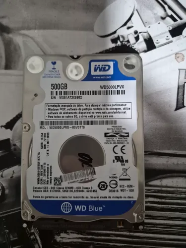 HD Wester Digital 500Gb