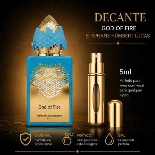 DECANTE 5 ML PERFUME ORIGINAL GOD OF FIRE STEPHANE HUMBERT LUCAS