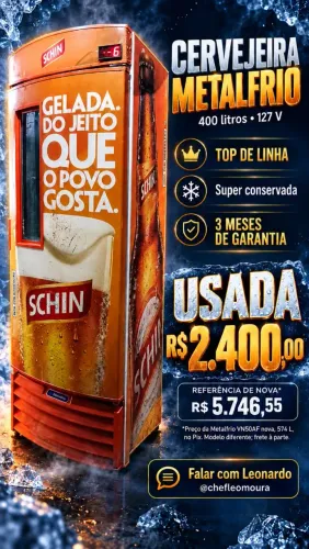 Cervejeira excelente estado