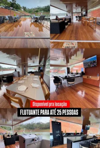 Flutuante para passeios 