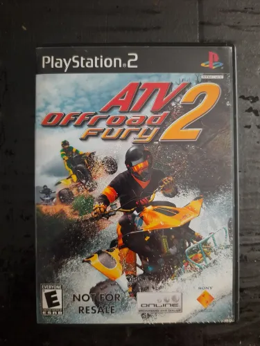 ATV OffRoad Fury 2 Original Jogo PS2 Completo com encarte contém riscos.